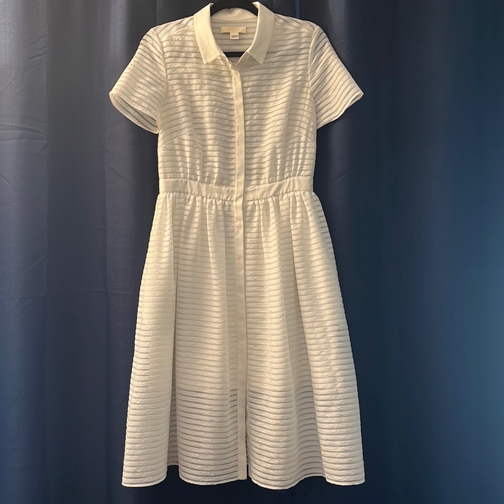 ERIN by Erin Fetherston white stripe dress